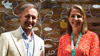 James Goodman with Deputy CEO, Hayley Richardson in front of the Goodman Tree