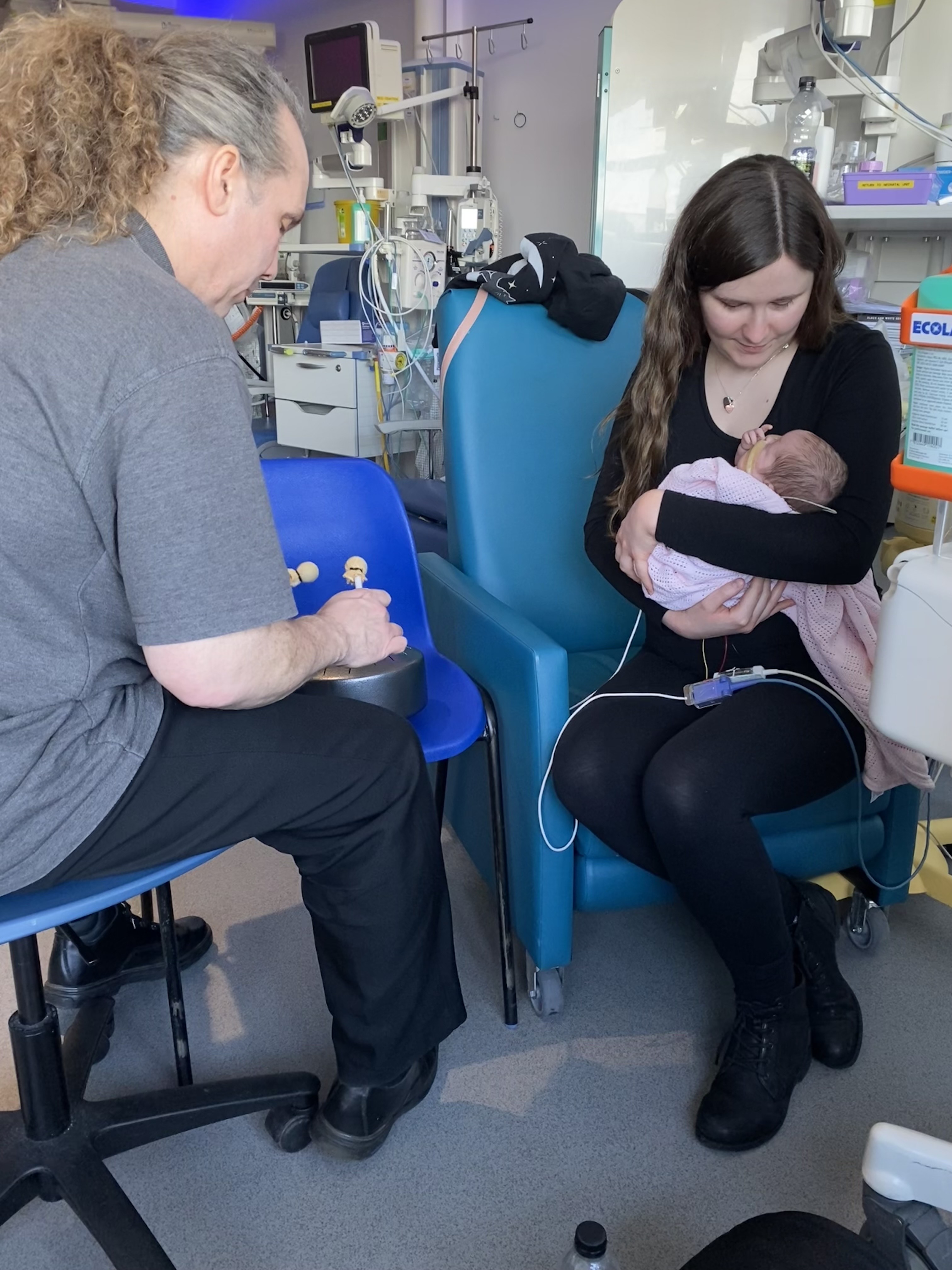 Music therapy with baby