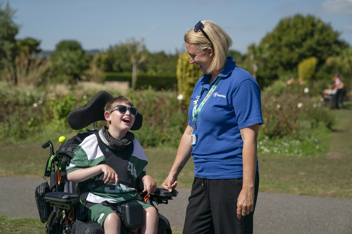 Community Care Nurse with Child 