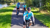 Brussels to Demelza cyclists in Belgium