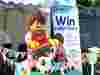 Giant Lego man prize draw